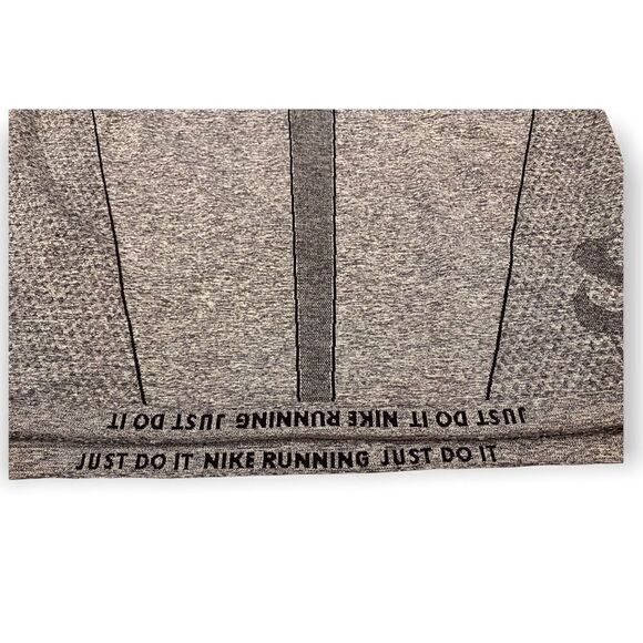 Nike Dri-Fit Stretch Running Top Grey Run Fast Fearless Crew Neck Athletic XL - Picture 7 of 10